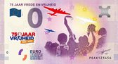 0 Euro biljet 2020 - 75 jaar Vrede en Vrijheid KLEUR