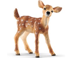 schleich WILD LIFE - Witstaarthertenjong - Speelfiguur - Kinderspeelgoed voor Jongens en Meisjes - 3 tot 8 jaar - 14820