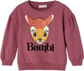 Name it sweater meisjes - bordeaux - NMFbambi - maat 116