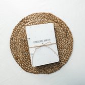 Bewaarbundel rouwkaarten - Kaartenbundel condoleance - Zwart/wit - Kaartjesbundel