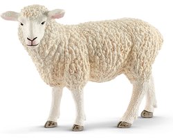 foto van schleich FARM WORLD - Schaap - Speelfiguur - Kinderspeelgoed voor Jongens en Meisjes - 3 tot 8 jaar - 13882