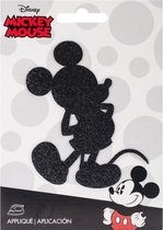 Disney - Mickey Mouse Strijkbutton - zwart - 1 stuks