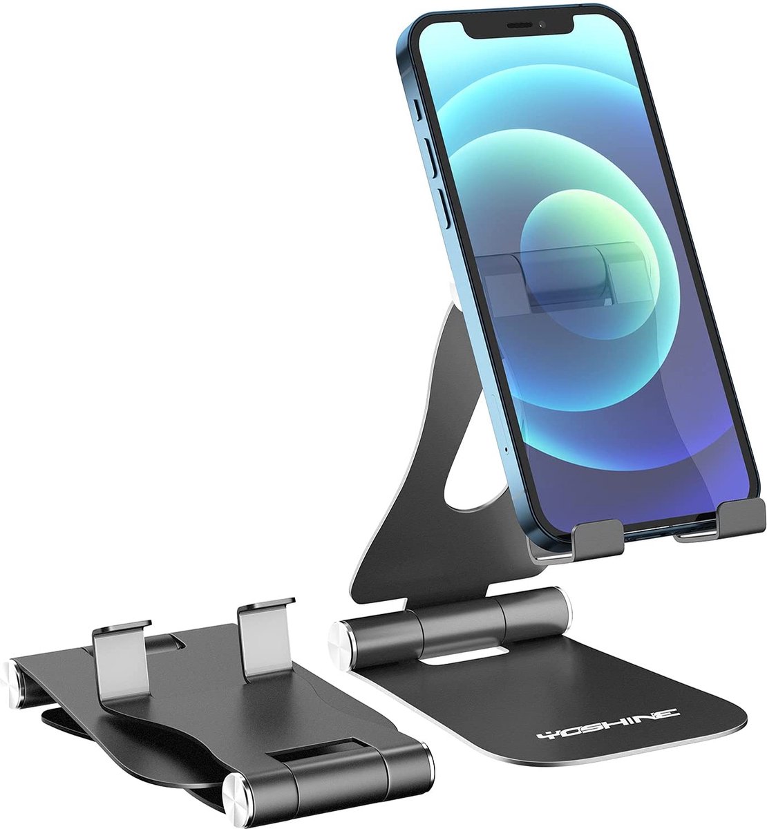IGOODS - Vouwbare aluminium Telefoon - mini Tablet houder beugel - Foldable Stand