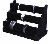 Sieradenhanger | Sieradenhouder | Sieraden Opberger | Houder Armbanden / Horloges | Sieradenrek | 3 Lagen