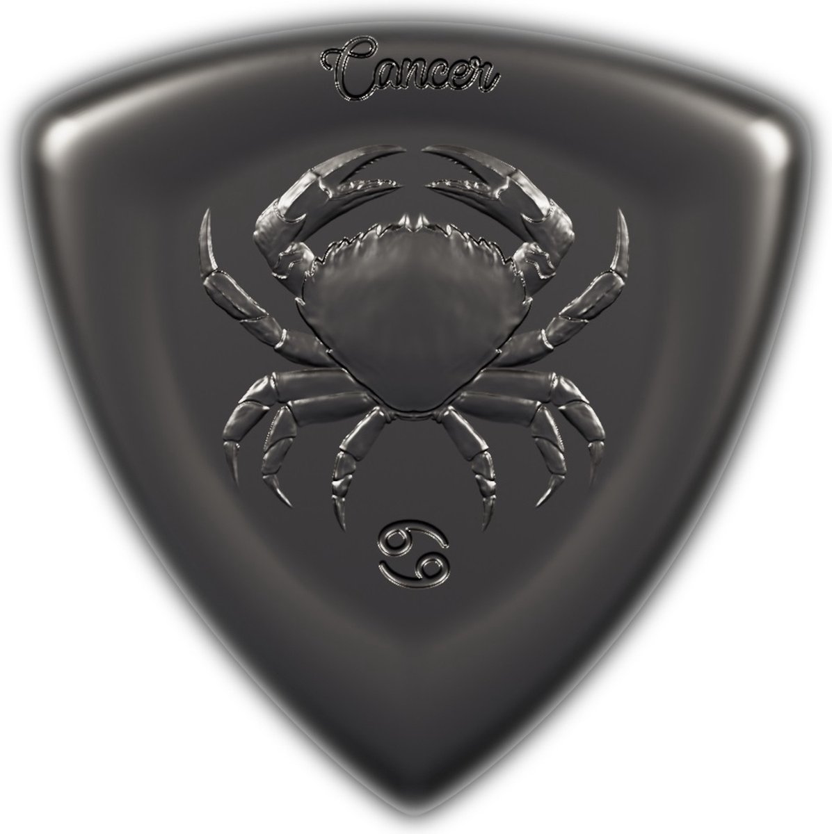 Verzilverde plectrum - Sterrenbeeld - Kreeft