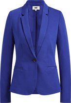 WE Fashion Dames tricot getailleerde stretch blazer