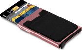 Walletstreet Uitschuifbare Pasjeshouder DS Plus - Walletstreet Aluminium Creditcardhouder Card Protector Anti-Skim/ RFID Card Protector 8 Pasjes – Roze/Pink