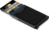 Walletstreet Uitschuifbare Pasjeshouder DS Plus - Walletstreet Aluminium Creditcardhouder Card Protector Anti-Skim/ RFID Card Protector 8 Pasjes – Zwart/black