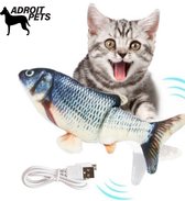 kattenspeeltjes Vis - Elektrisch - Catnip - Intelligentie - Kattenspeelgoed - Belletje - Bewegend