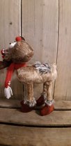 Rendier - Eland - Rudolf - Staand - 35 cm hoog