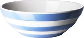 Cornishware Cornishblue Cereal Bowl - ontbijtkom - blauw wit gestreept servies