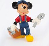 Mickey Mouse loodgieter - Disney speelfiguur - Bullyland - 8cm