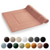 Blumtal 2 Badmatten - Zachte en Absorberende douchemat - 1200gsm - 51 x 79 cm - Dusty Pink - Roze