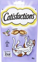 10x Catisfactions snacks met eend - 60g