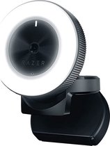 Razer Kiyo - Caméra de streaming de bureau avec anneau lumineux réglable en puissance pour le streaming vidéo HD(prend en charge le Logiciel Open Broadcaster et Xsplit, mise au point automatique rapide et précise)
