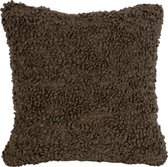 Lucy’s Living Luxe sierkussen MARIA Taupe – D45 H45 cm - polyester - wonen - interieur – woonaccessoires - kussens