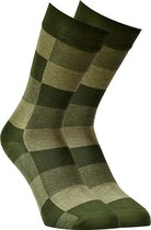 Hobby - Sokken - 2-pack - Egyptisch katoen - Groen - 3088 - Schoenmaat: 40-45
