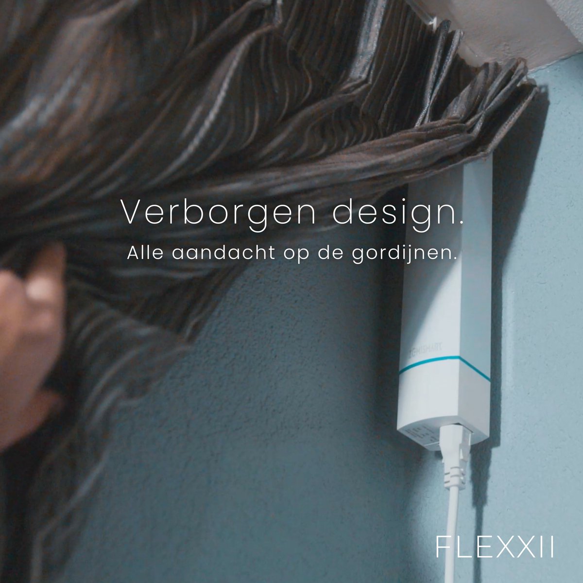 Flexxii - Rideaux intelligents - Tringle à rideau automatique - Commande  vocale 