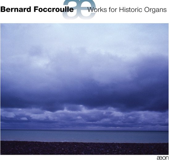 Bernard Foccroulle Works for Historic Organs, paarse lucht met wolken boven de zee.