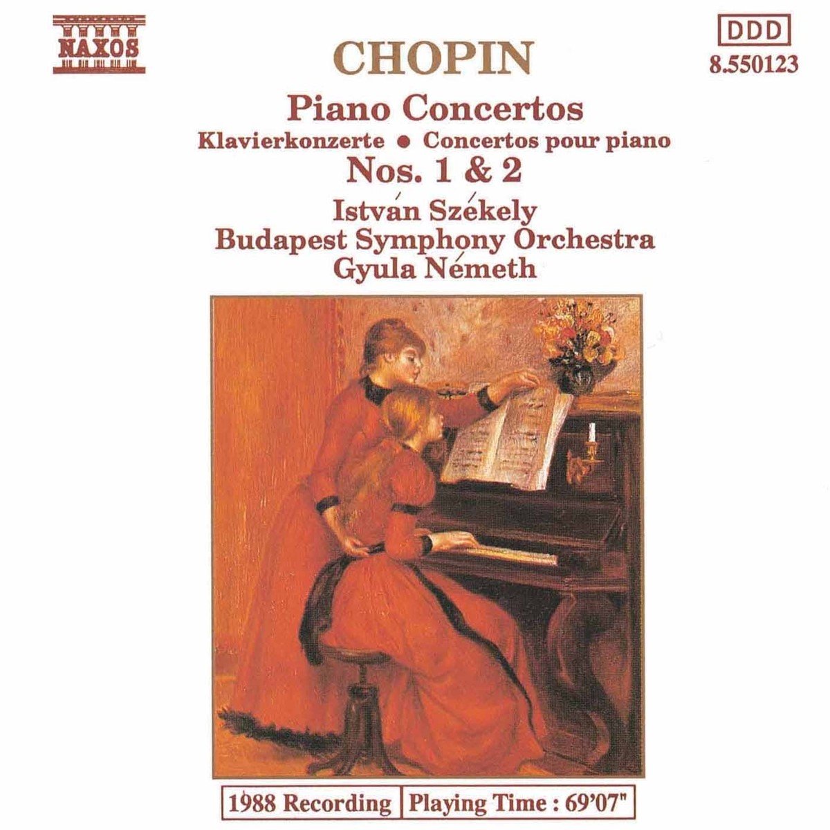 Istvan Szekely, Budapest Symphony Orchestra, Gyula Németh - Chopin: Piano Concertos 1 & 2 (CD)