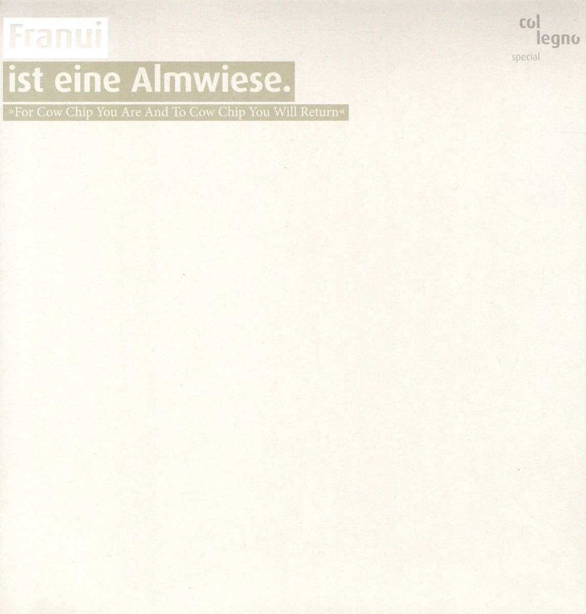 Franui - Franui Ist Eine Almwiese (LP)