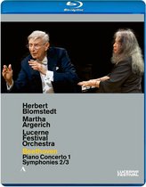 Martha Argerich, Lucerne Festival Orchestra, Herbert Blomstedt - Beethoven: Piano Concerto No.1 - Symphony No.2 & 3 (Blu-ray)
