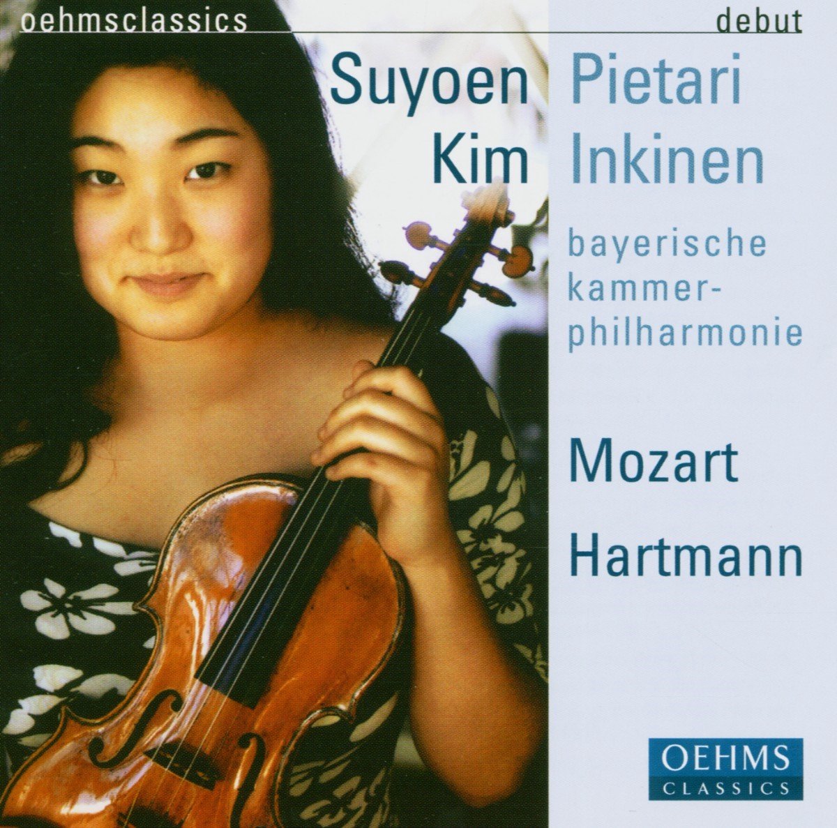 Kim Suyoen , Bayerische Kammerphilharmonie, Pietari Inkinen - Hartmann: Violin Concerto In D Kv 218 | Symphony No.8 (CD)