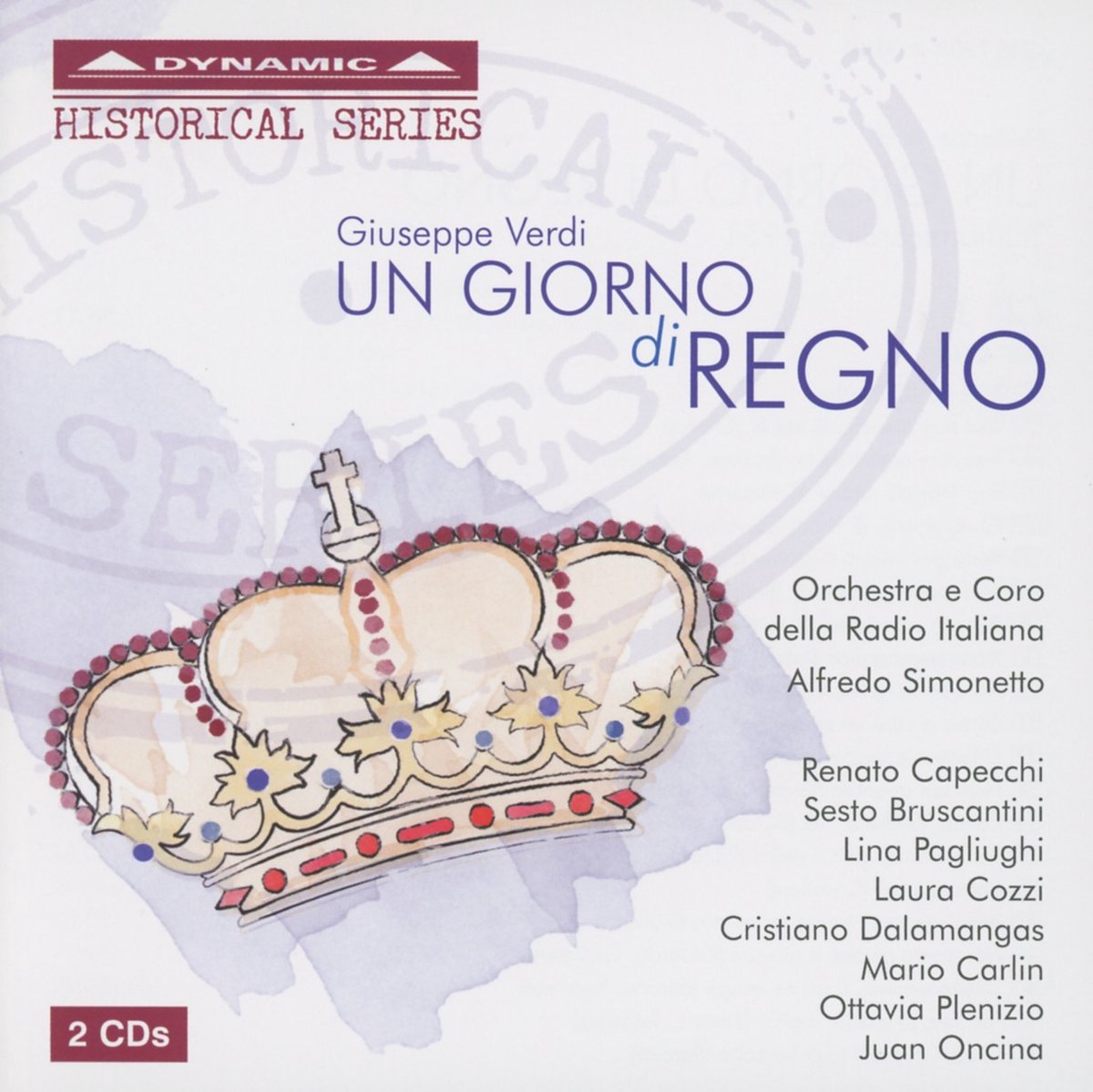 Orchestra And Chorus Of Radio Italiana, Alfredo Simonetto - Verdi: Un Giorno Di Regno (2 CD)
