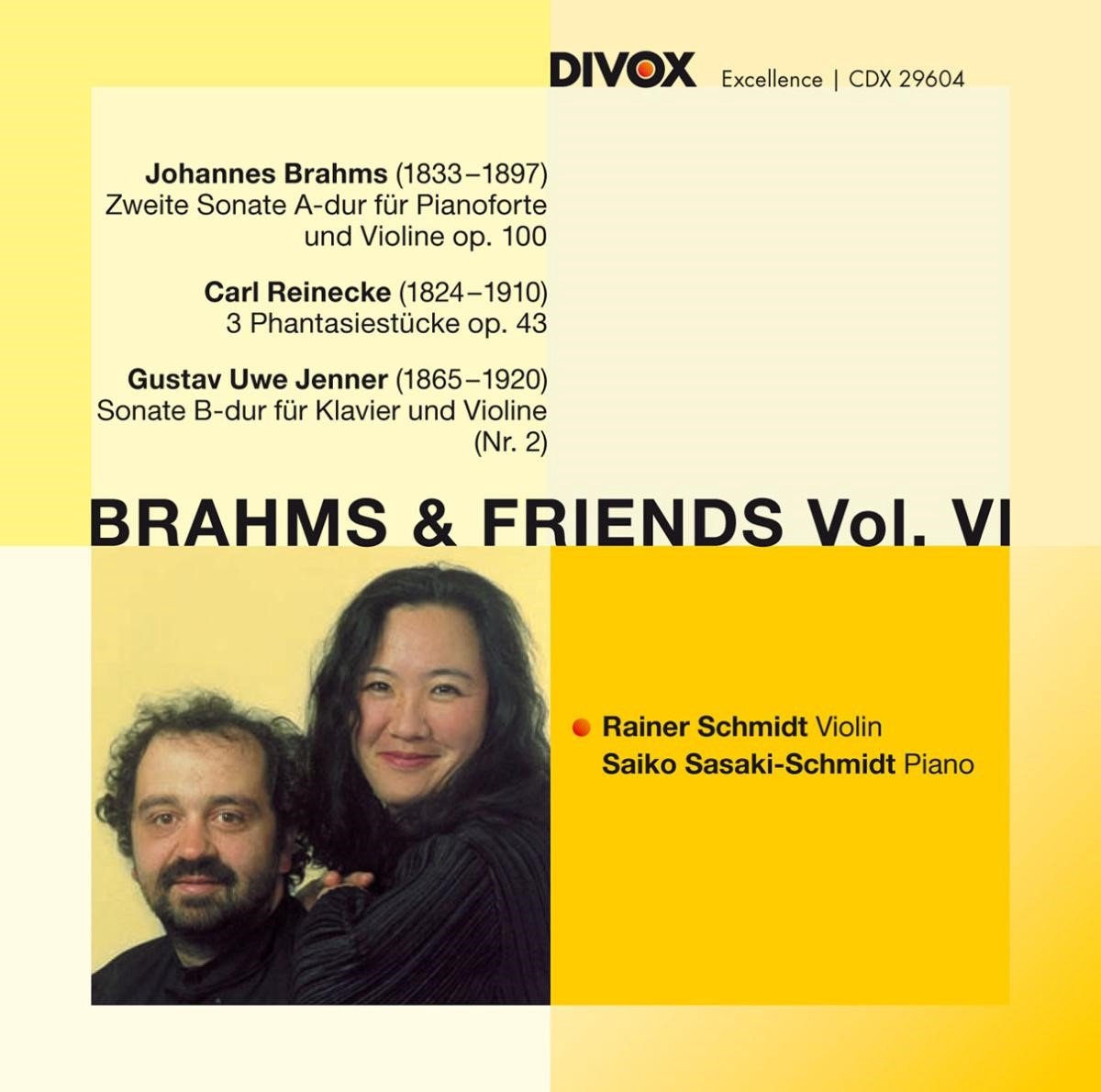Schmidt, Rainer (Violin); Sasaki,'s - Brahms & His Friends Volume 6: Sonata (CD)