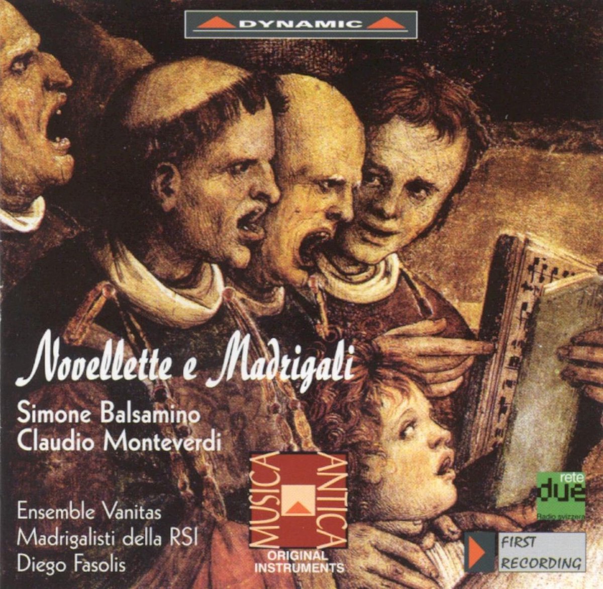 Ensemble Vanitas, Madrigalisti Della RSI, Diego Fasolis - Novellette E Madrigali (CD)