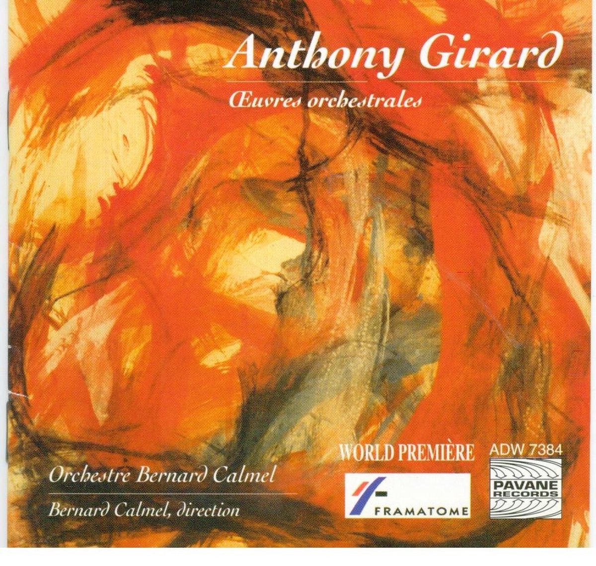Orchestre de Chambre Bernard Calmel, Bernard Calmel - Girard: Orchestral Works (CD)