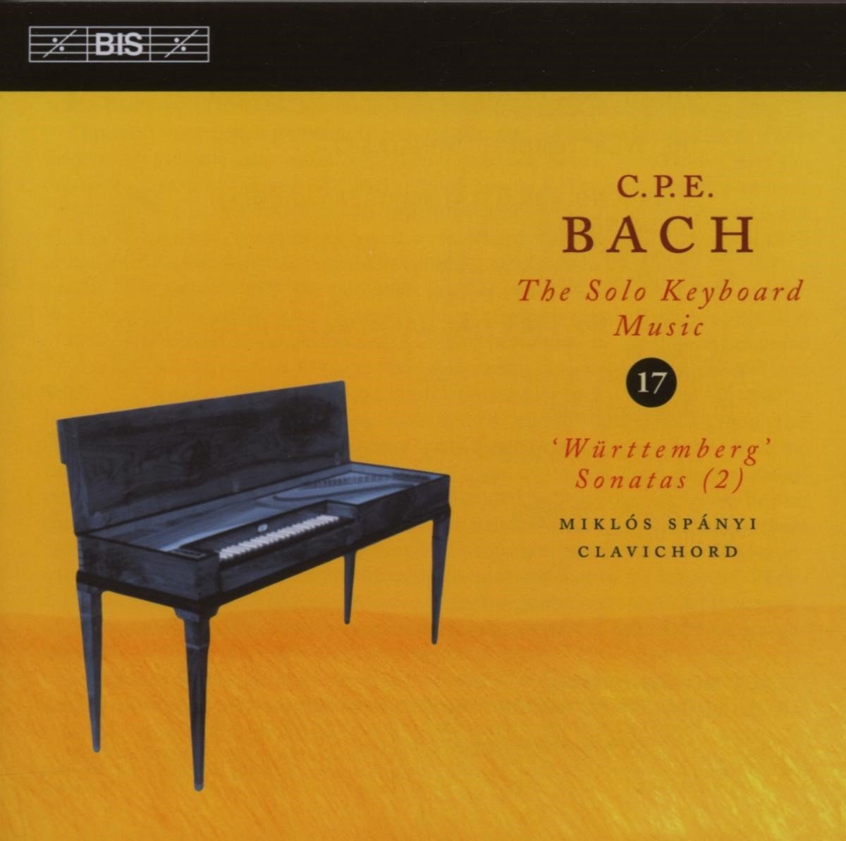 Miklós Spányi - C.P.E. Bach: Solo Keyboard Music, Volume 17 (CD)