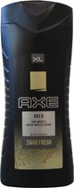 Axe - Gold Body Wash Swag Fresh SHOWER GEL Oud Wood & Fresh Vanilla Scent - 400ML