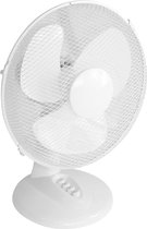 Tafelventilator wit met 3 snelheidsfuncties en rotatie 35cm 40W