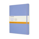 Moleskine Notebook XL (19x25 cm) Doublé Couverture Souple Blauw Hydrangea