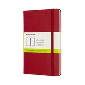 Medium Plain Hardcover Notebook Scarlet