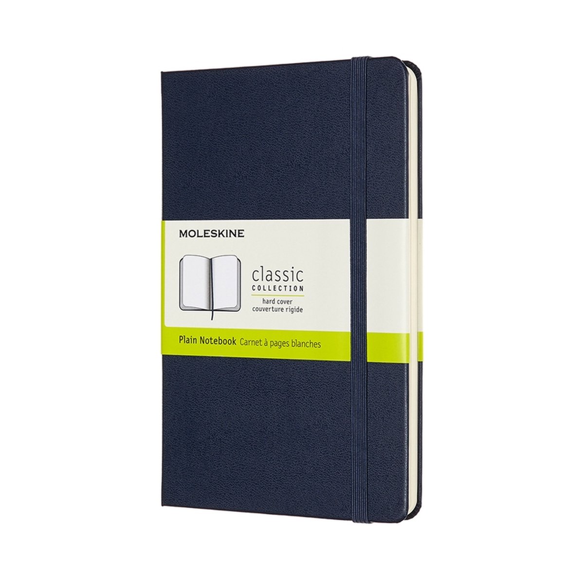 Moleskine Classic Notitieboek - Medium - Hardcover - Blanco - Saffier Blauw