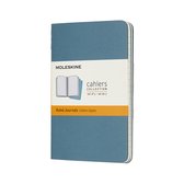Moleskine Cahier Journals - Pocket - Gelinieerd - Blauw - set van 3