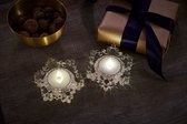 Sirius - Sirius Laura Snowflake Set van 2 LED Theelichtjes