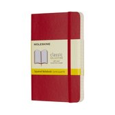 Moleskine Classic Notebook - Pocket - Squared - Soft - Scarlet Red
