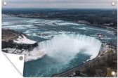 Tuindecoratie De Niagarawatervallen in Canada - 60x40 cm - Tuinposter - Tuindoek - Buitenposter
