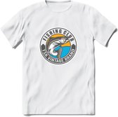 Vissen T-Shirt | Grappig Verjaardag Vis Hobby Cadeau Shirt | Dames - Heren - Unisex | Tshirt Hengelsport Kleding Kado - Wit - XL