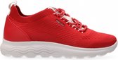 Geox  - U SHPERICA A KNITTED SNEAKER - Red - 40