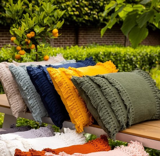 Dutch Decor - Coussin décoratif - Fara 40x60 cm - couleur: pantone Chive