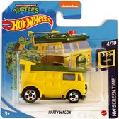 Hot Wheels Party Wagon - Die Cast - 7 cm - Schaal 1:64 - Teenage Mutant Ninja Turtles