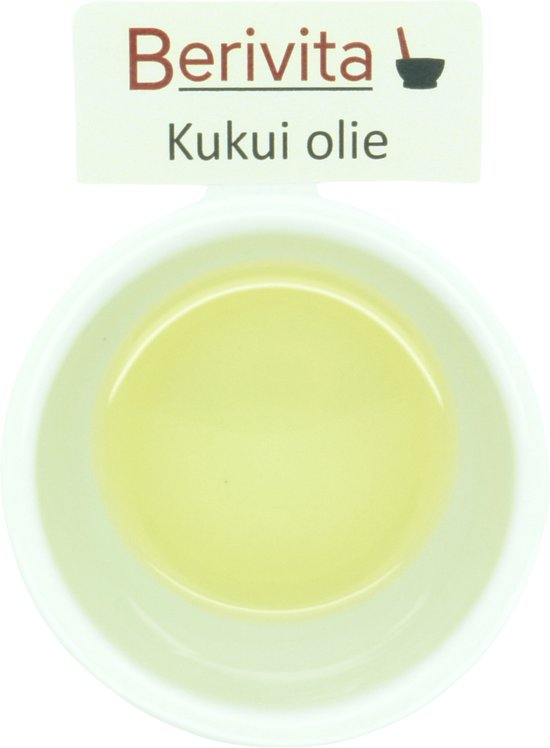 Kukui Olie Puur 50ml - Huidolie - Koudgeperst, Onbewerkt en Ongeraffineerd - Berivita