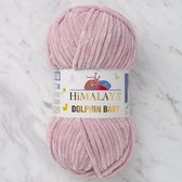 Himalaya Dolphin Baby 80349 Droog Roze Fluwelen Garen, Breien en Haken, 100g, Super Zacht, Fluweel Breigaren, Volumineuze Pluche, Schijnen Fluweelachtig, Chenille Dolfijn Baby Wol, Amigurumi,