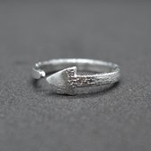 Gading® dames meisje Ring  -one size ring met pijl