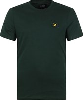 Lyle and Scott - T-shirt Donkergroen - XS - Modern-fit