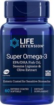 Super Omega-3 EPA/DHA met Sesam Lignans & Olijf Fruit Extract (60 capsules) - Life Extension